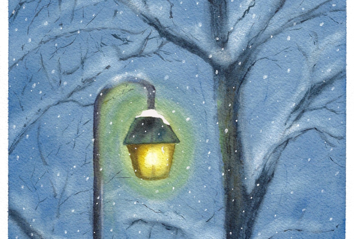 Magical Winter Scene - student project