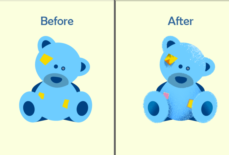 Textured bear