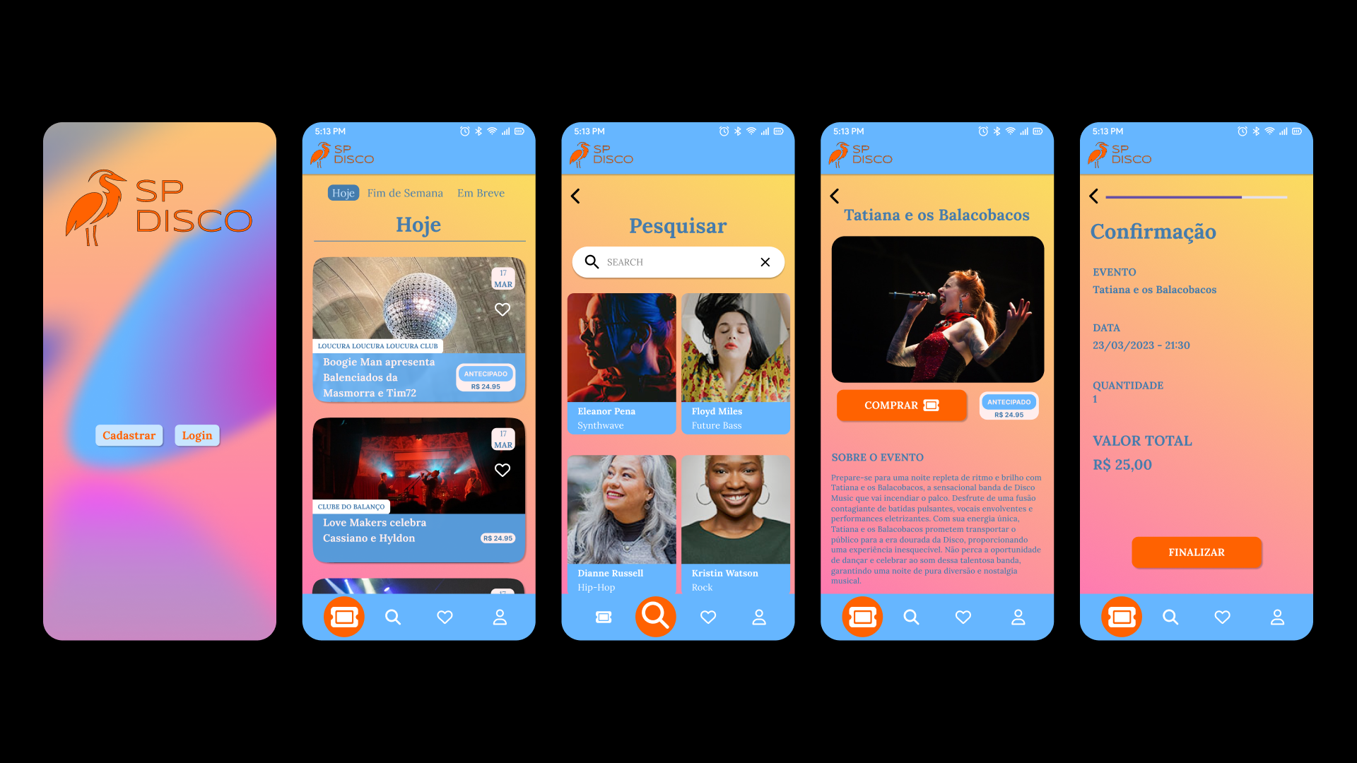 SP Disco - Figma Advanced Project
