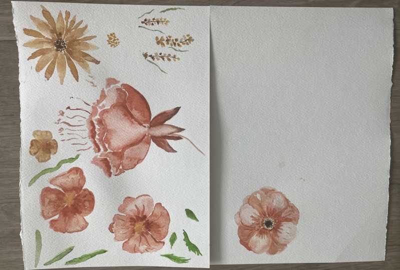 Water colour flowers