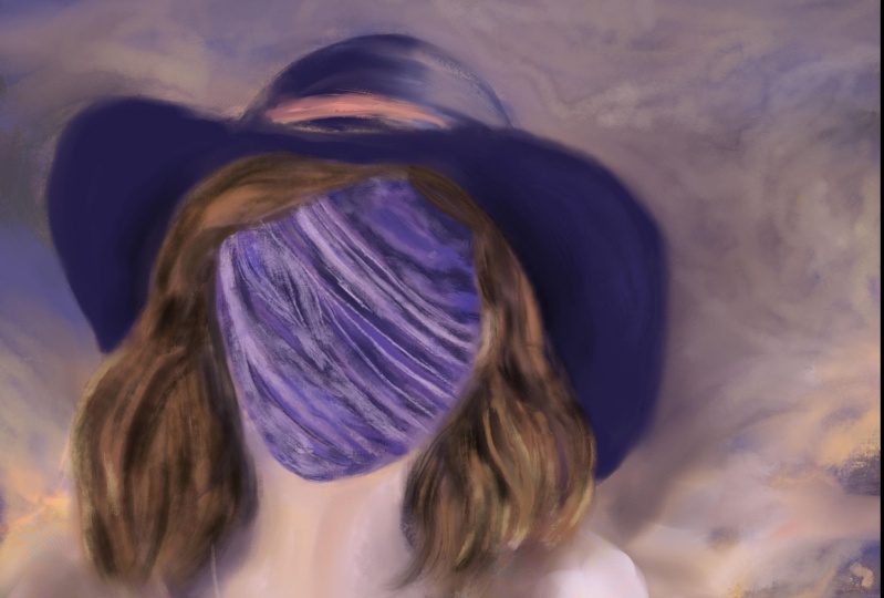 Woman with hat