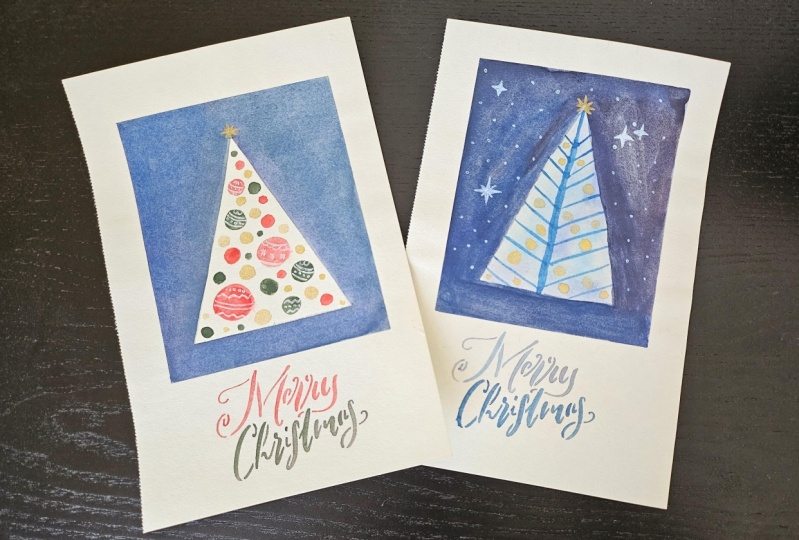 Mailed my cards to friends