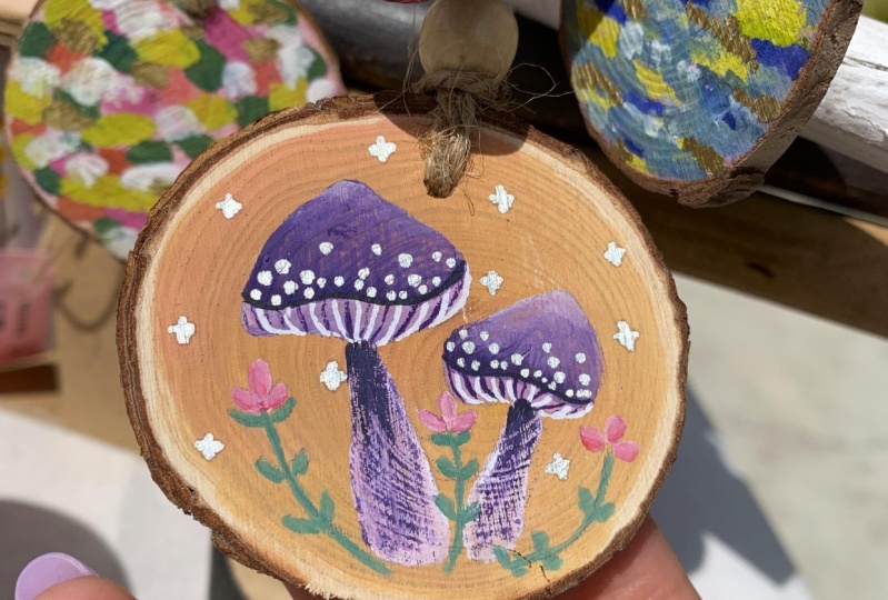 Mushrooms on Wood