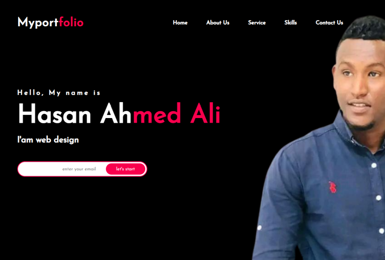 Website Portfolia - student project