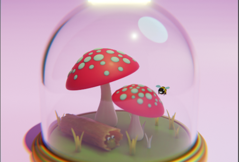 Mushroom Terrium