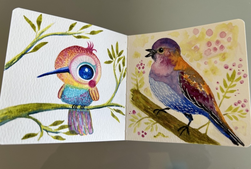 colorful birds