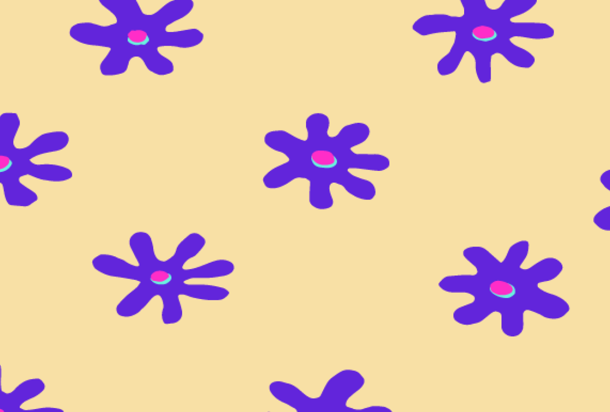 Hand drawn patterns - student project