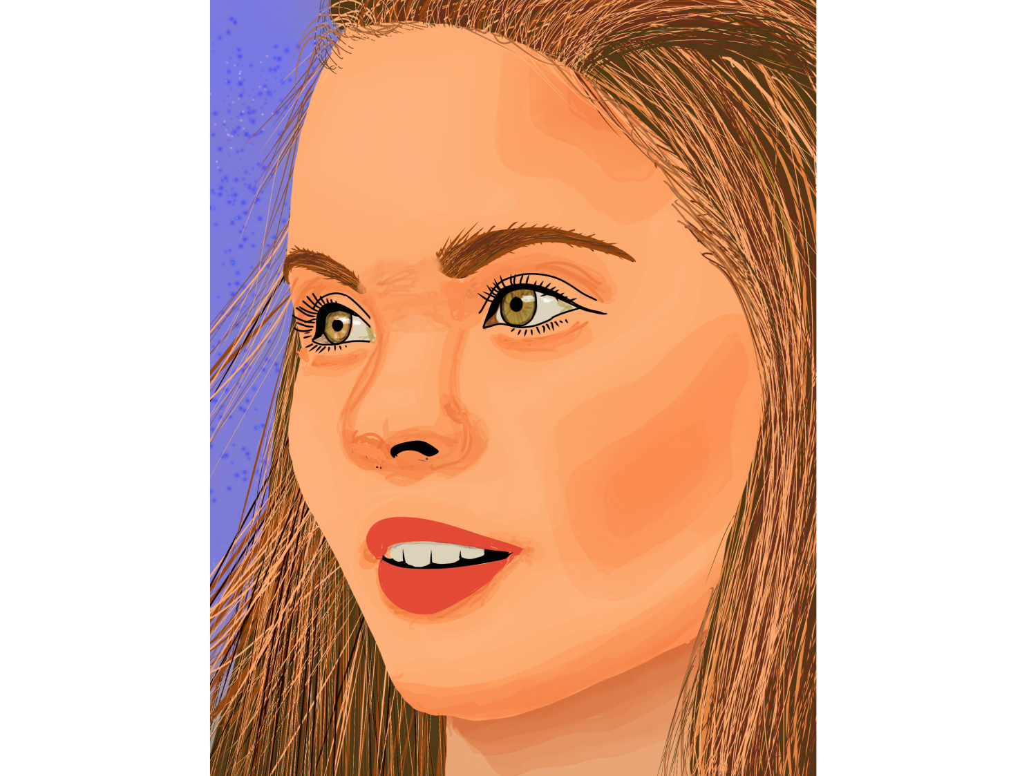 Portraits in procreate! - student project