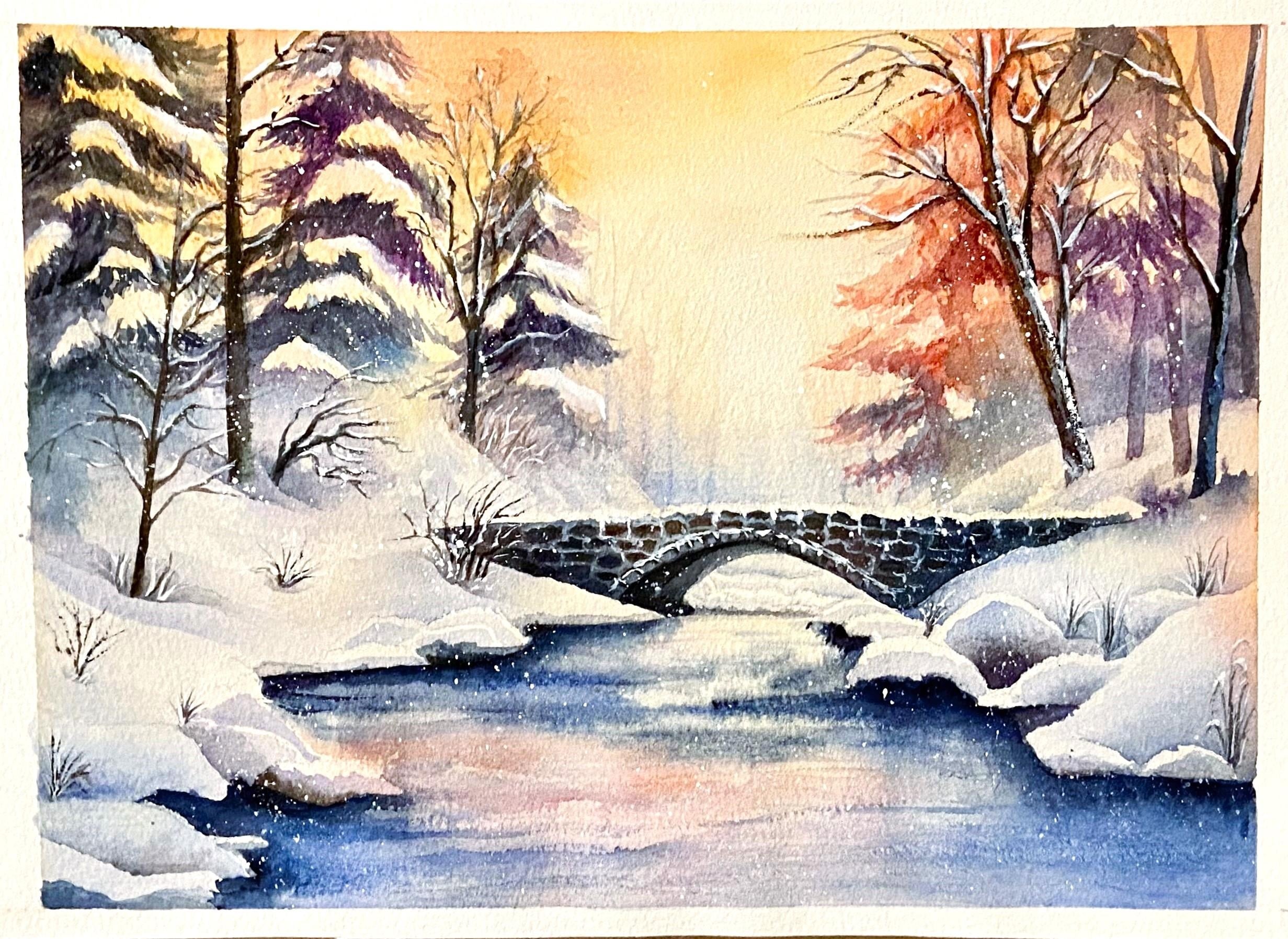 Winter landscape - student project
