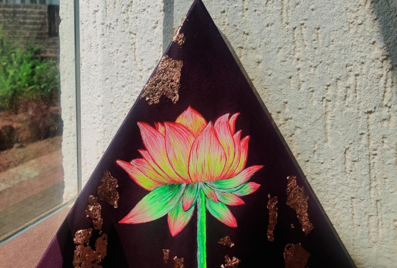 Acrylic Lotus