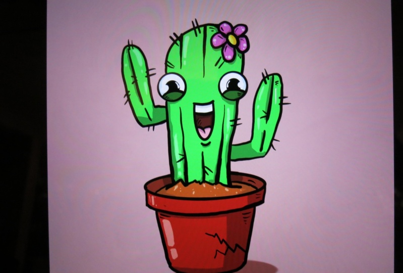 Cartoon cactus