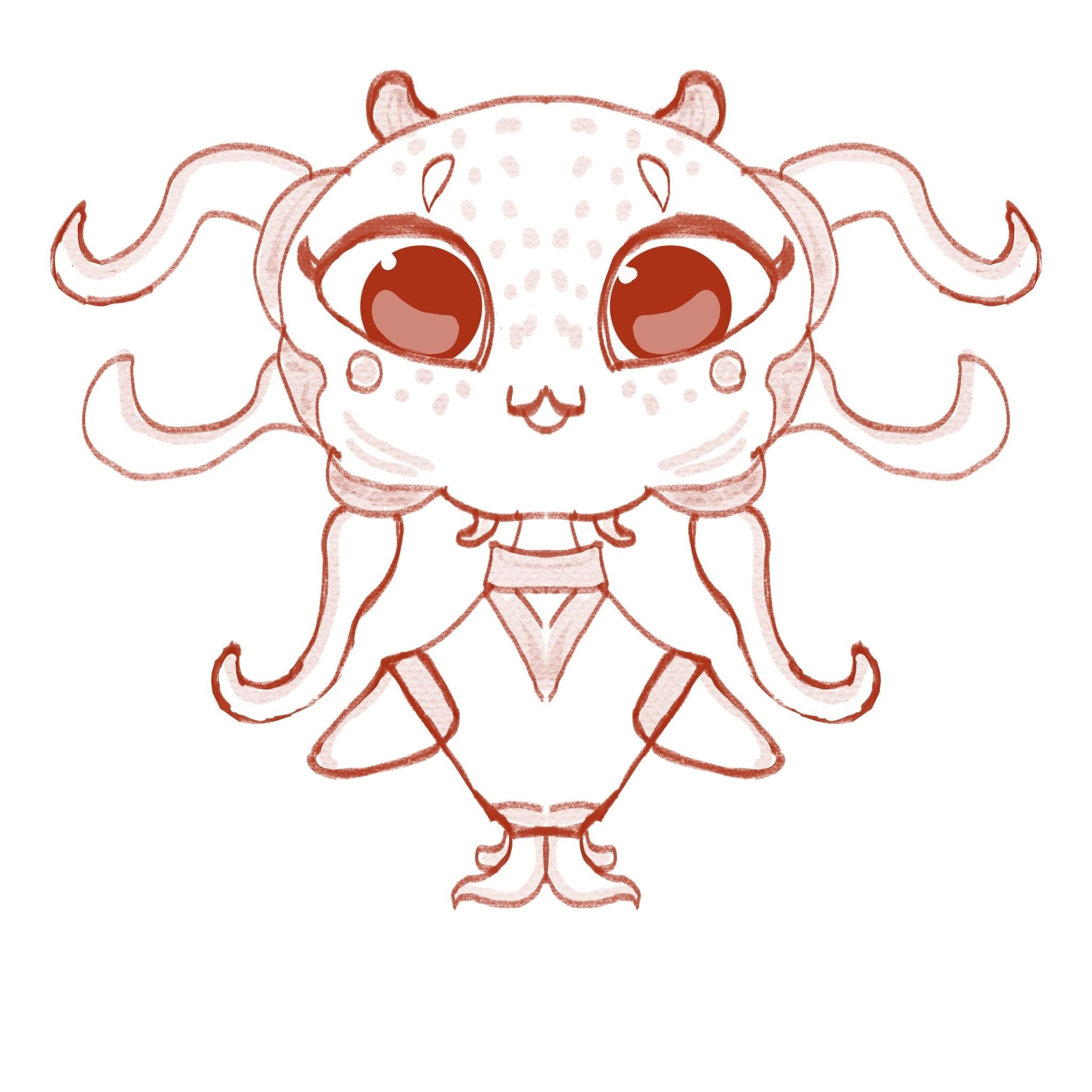 Alien fashionista - student project