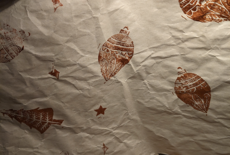 Wrapping Paper Stamps