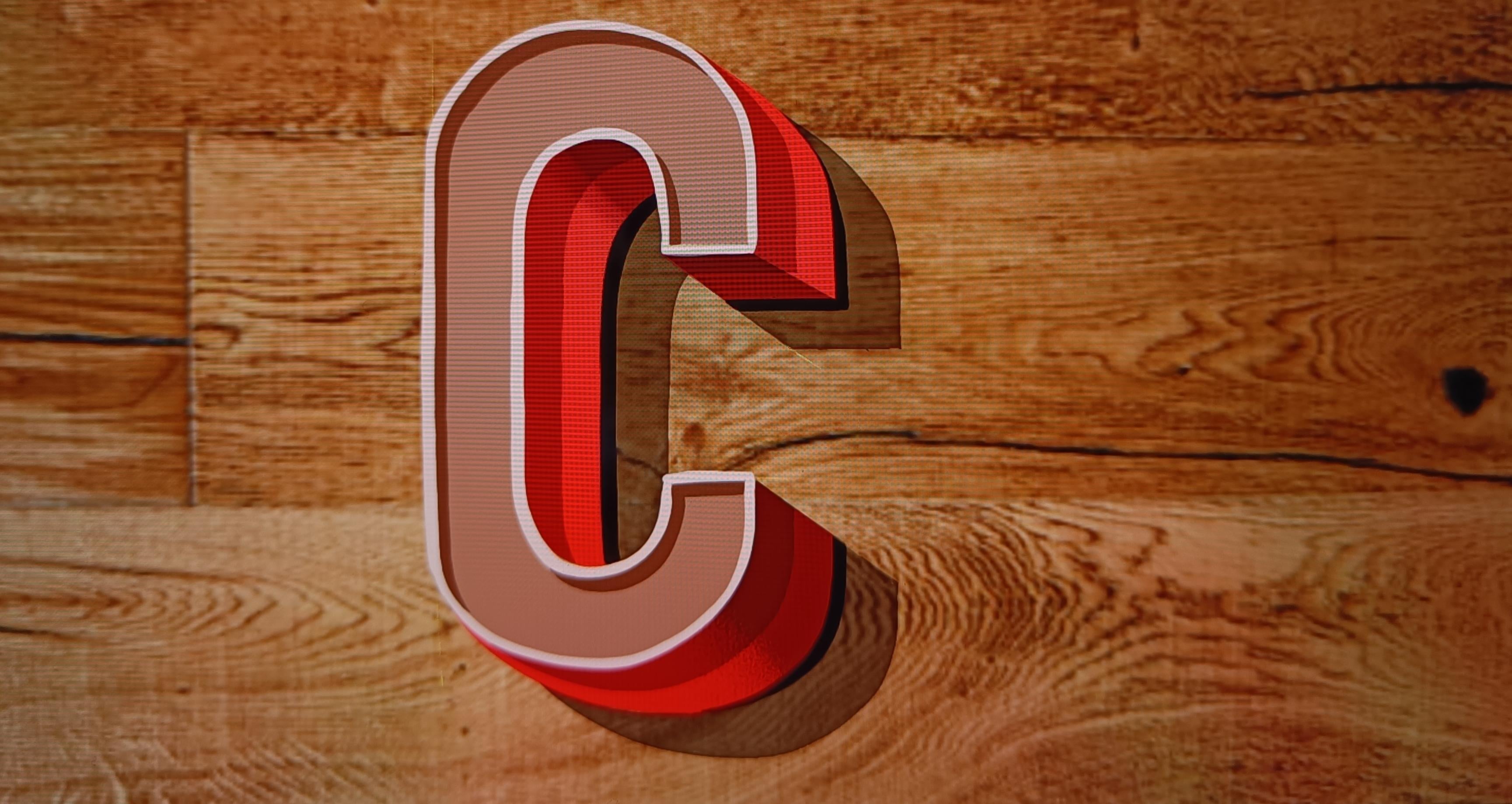 Letter C Sign - student project