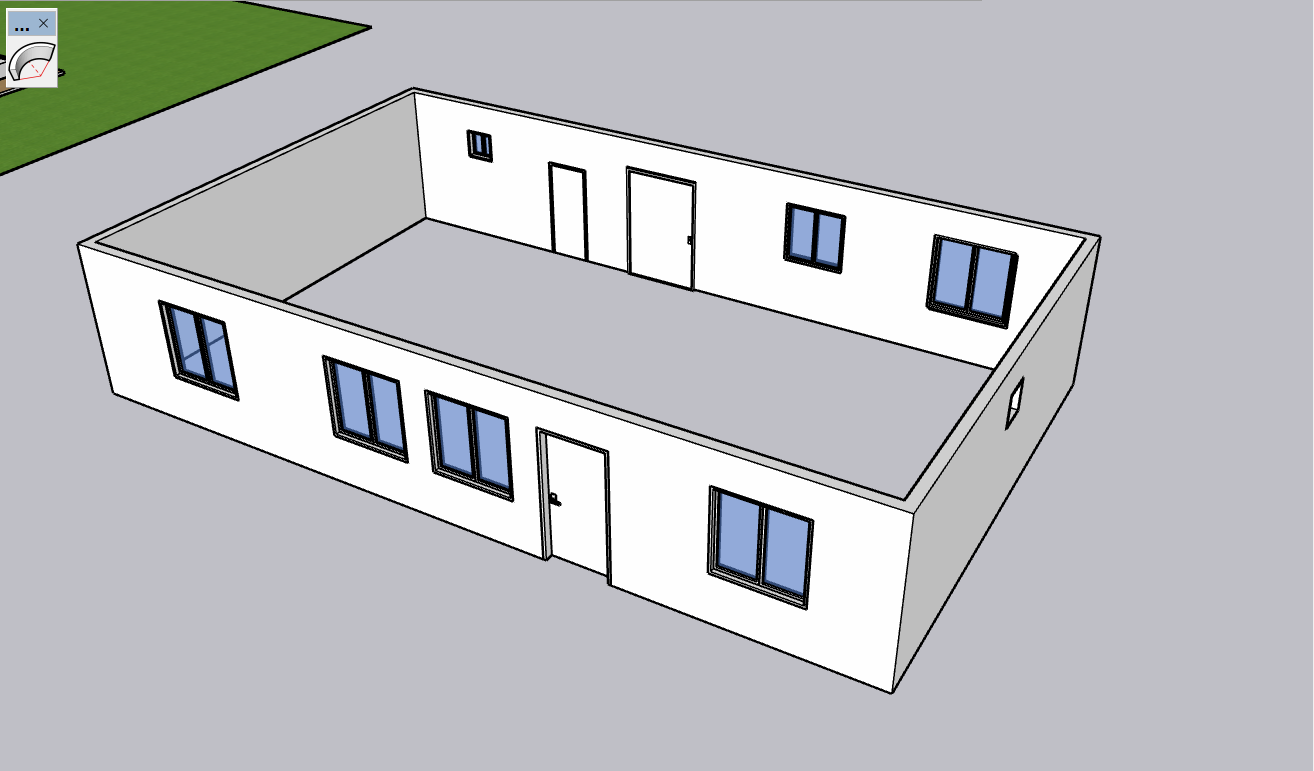 External walls and doors - student project