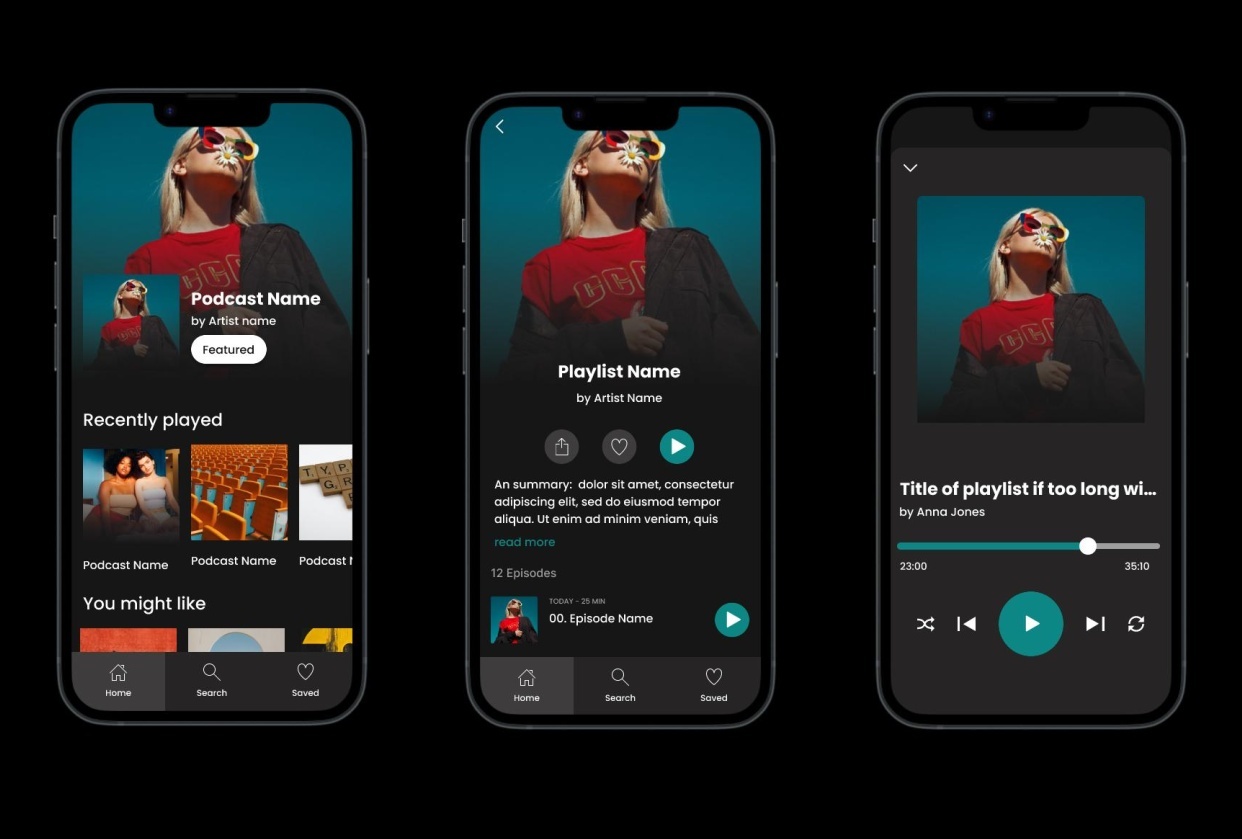 Podcast App Design