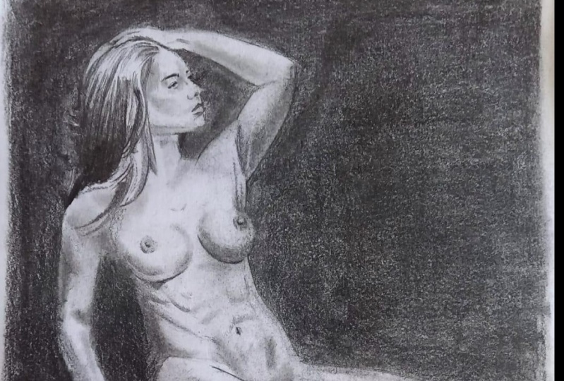 Nude pencil sketch