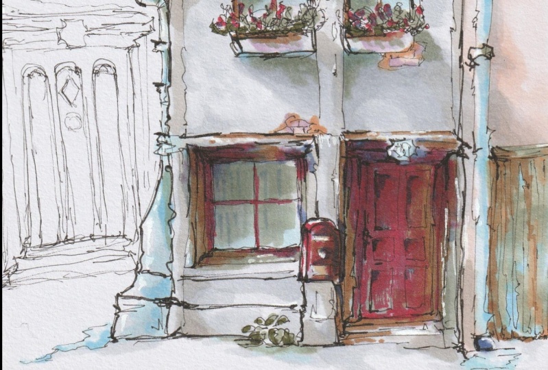 Portrait of an old house