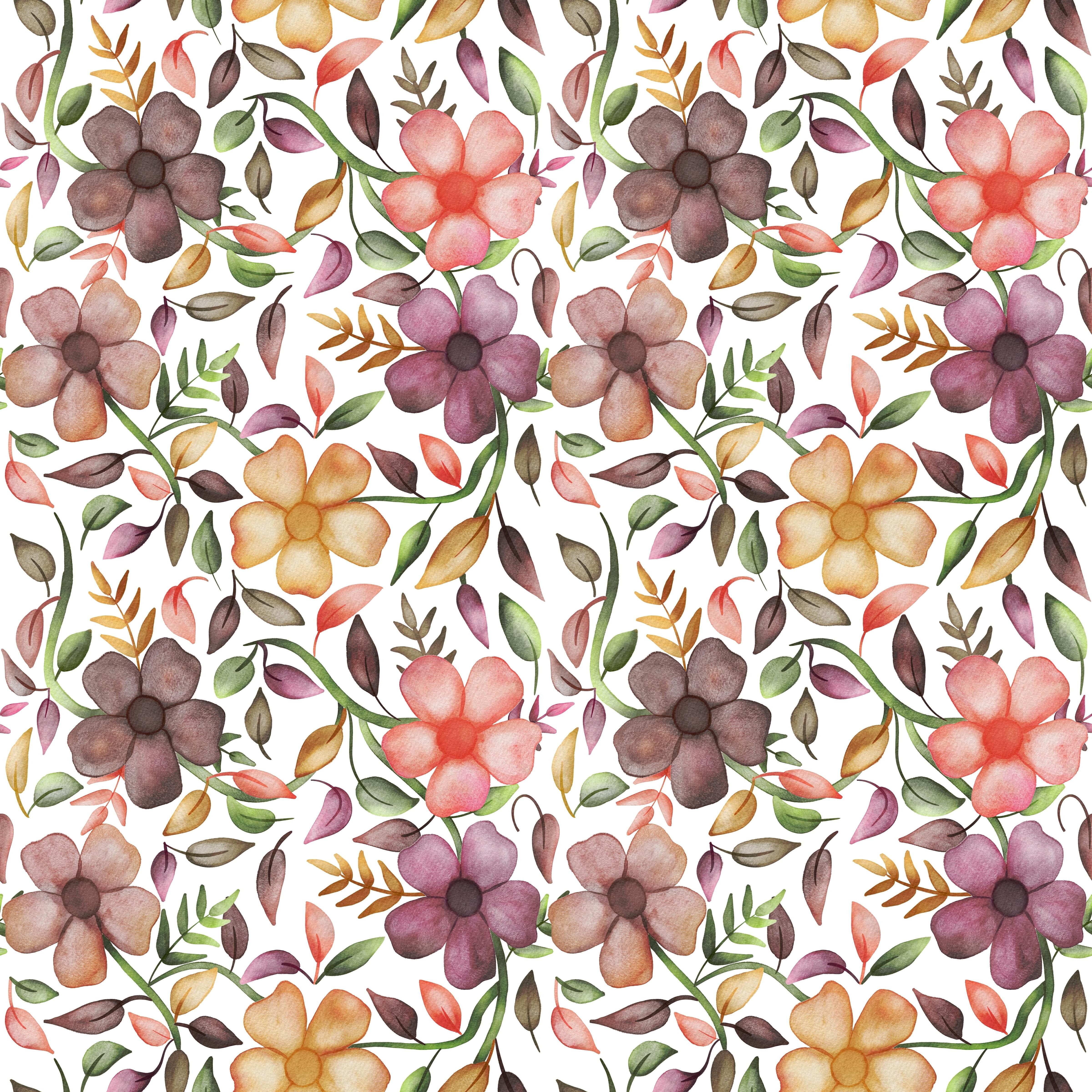 Watercolor floral - student project