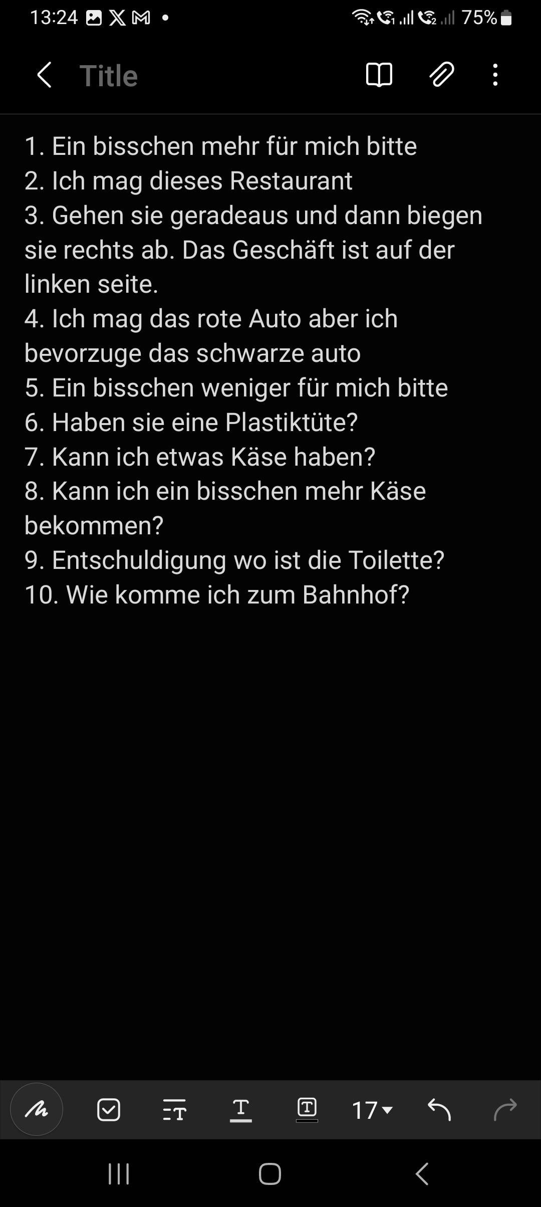 Mein Projekt - 3 minute german course 4 - student project