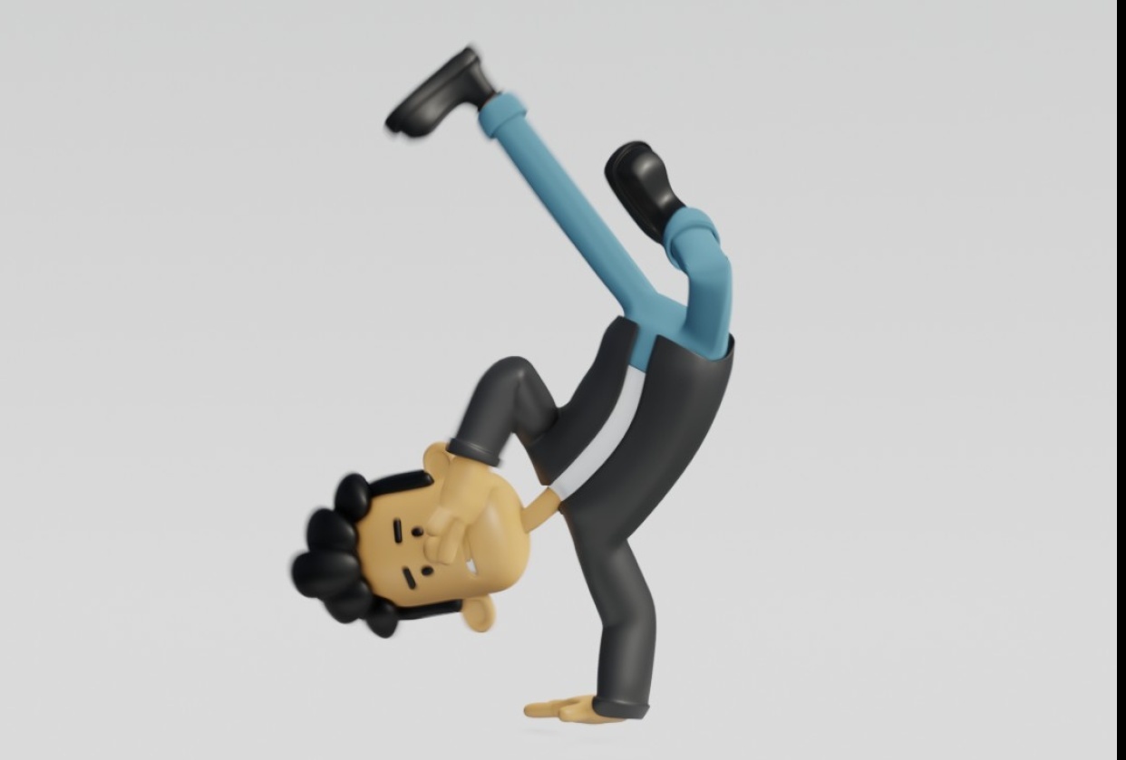 BREAKDANCE CHARACTER - student project
