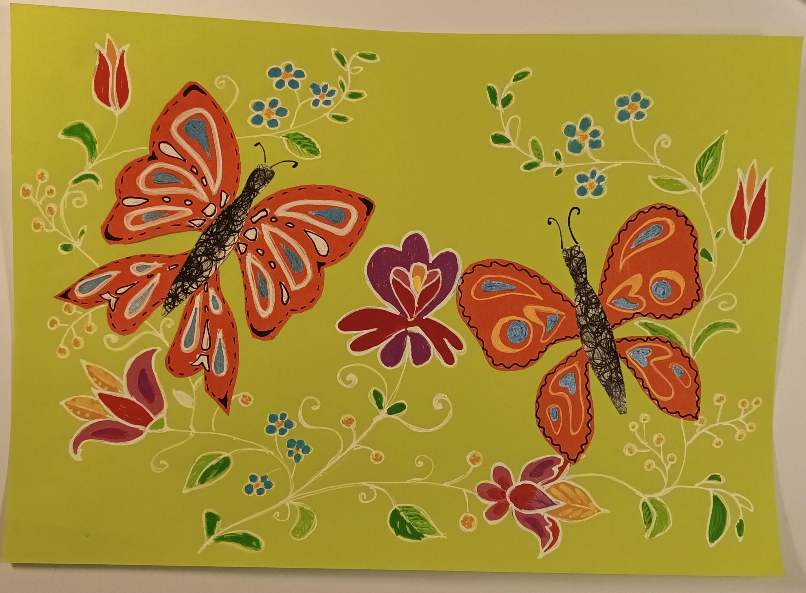 Fun Folk Art - student project