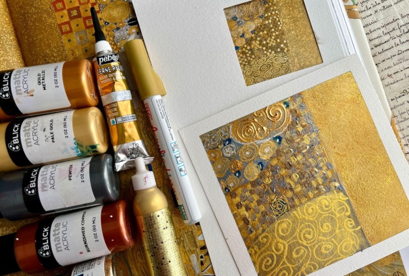 Golden Insights: Exploring Klimt's Patterns for Your Artistry