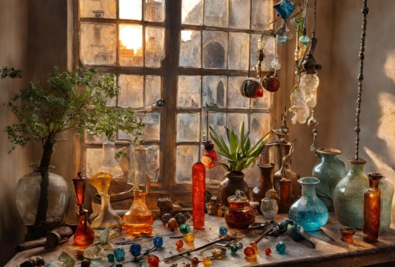 Hand blown