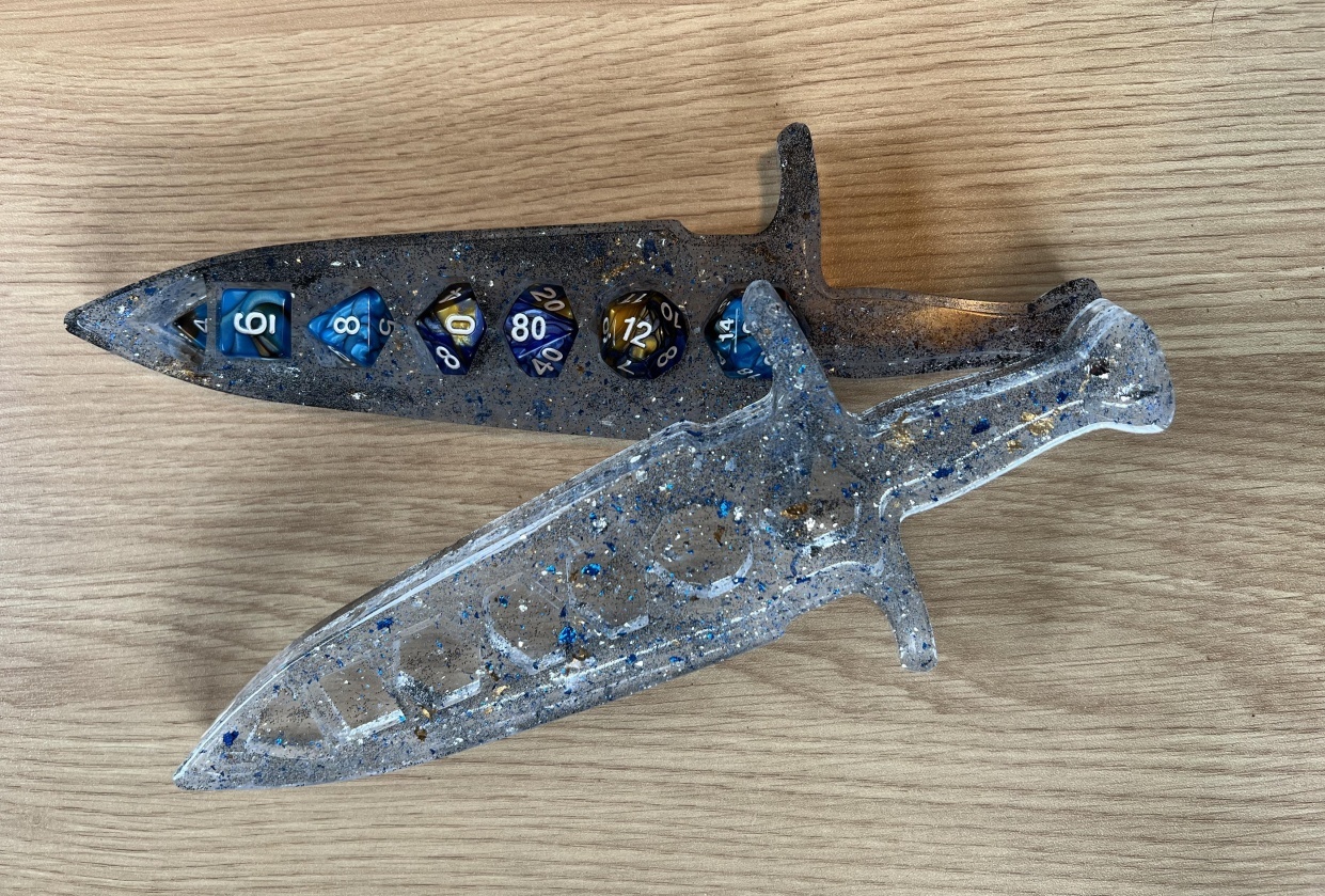 Resin Dice Box - student project