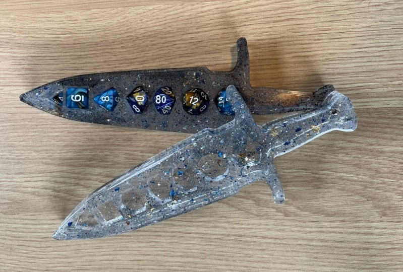 Resin Dice Box
