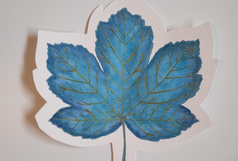 Blue leaf