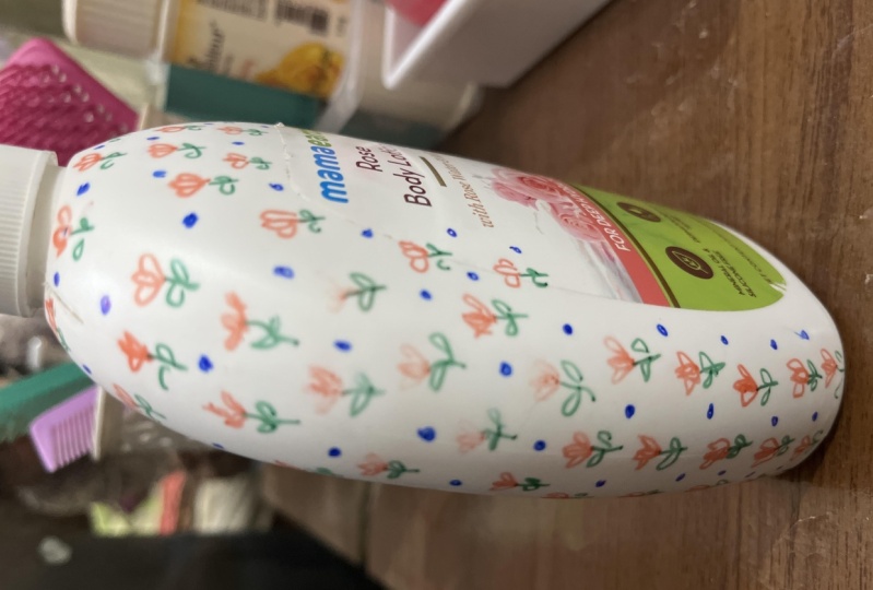 Tried painting on moisturizer bottle