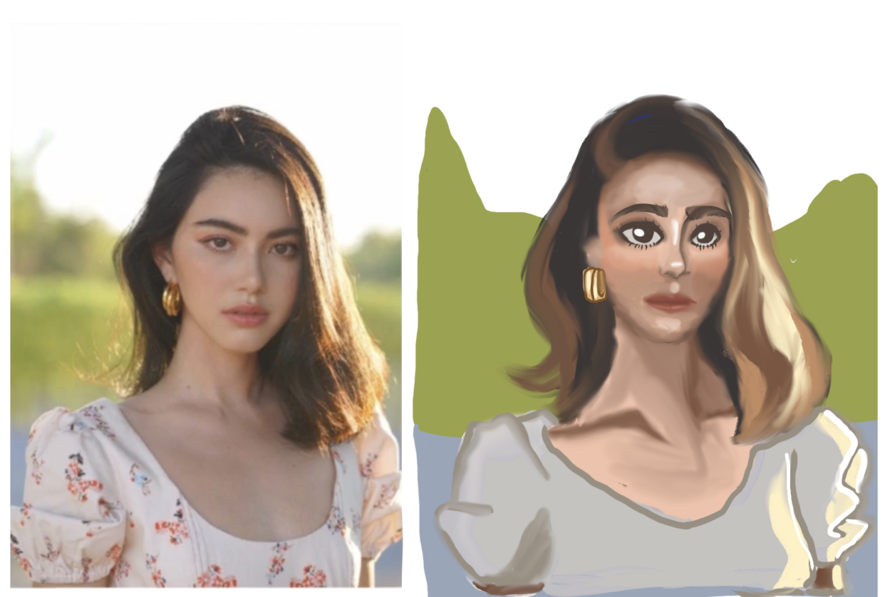 Female Portrait - student project