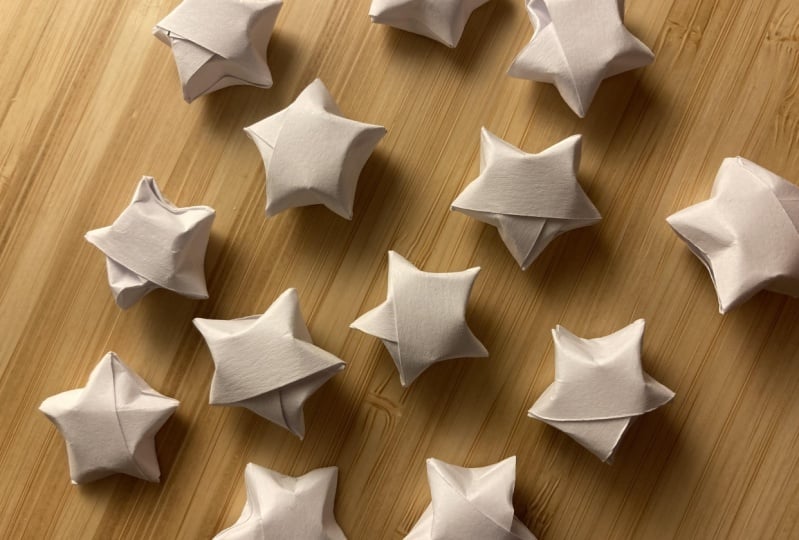 Origami Wishing Stars