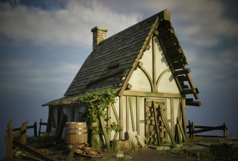 Ralistic Cabin House for Games