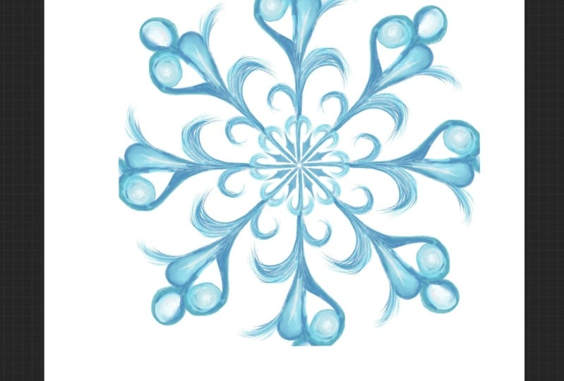 Snow flakes Procreate