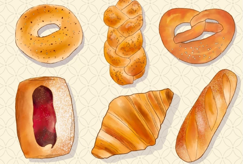 Illustrating Breads