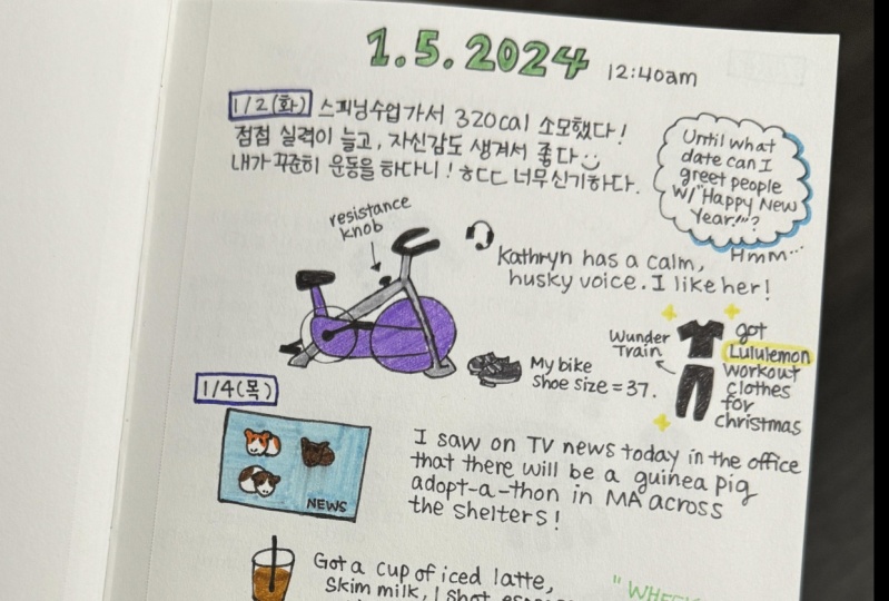 Daily visual journal