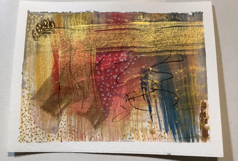 Intuitive painting by Denise Love