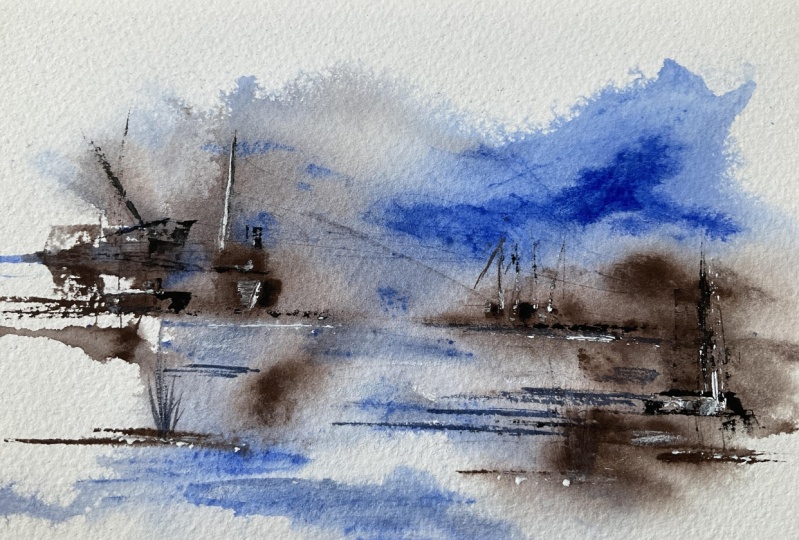 Abstract Industrial Port