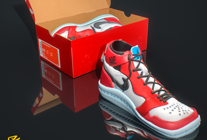 Zapatillas 3D utilizando ZBrush
