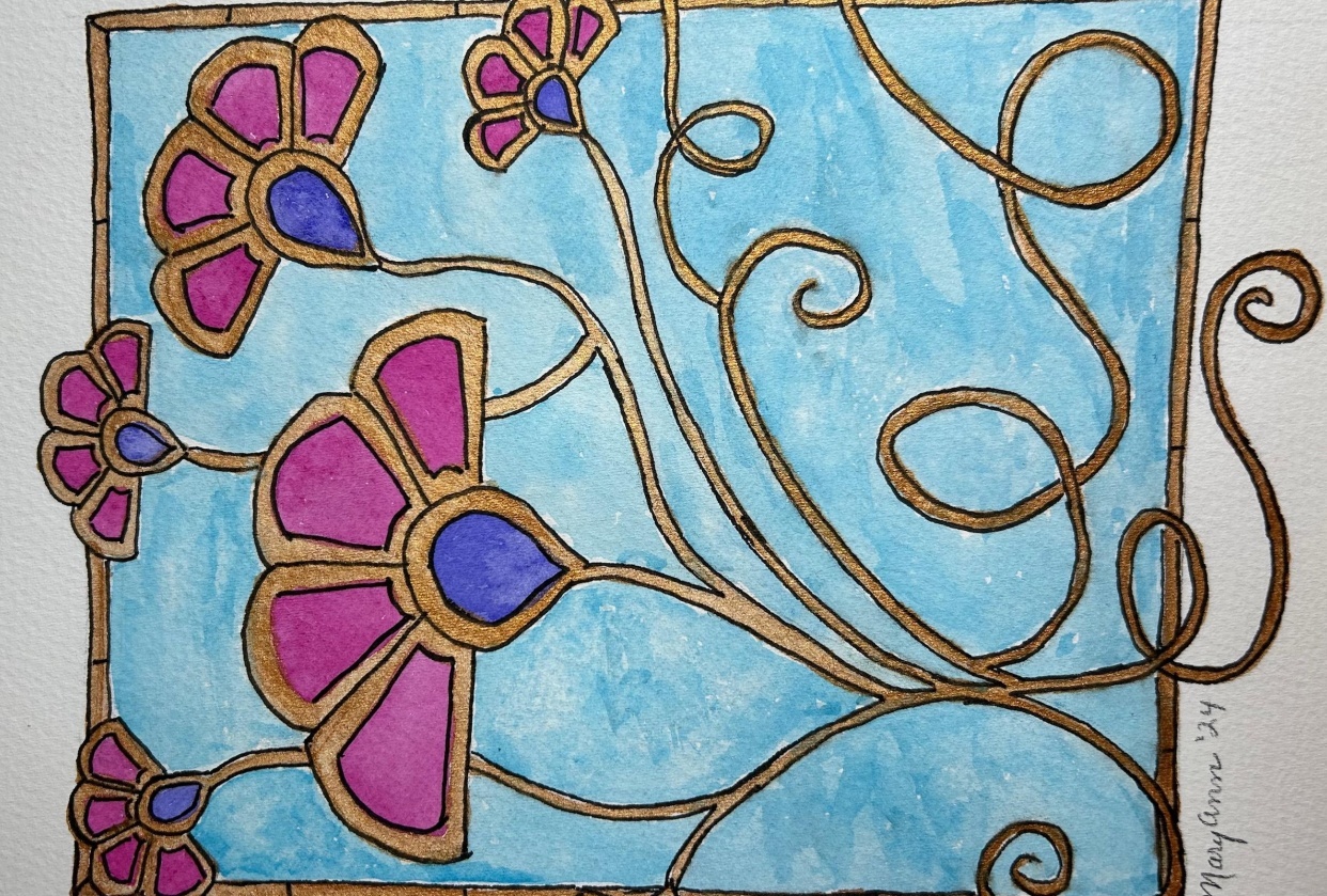 Art Nouveau Illustration - student project