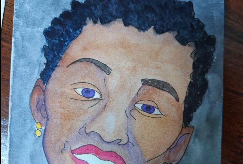 Preethi - Pen and Ink Portrait