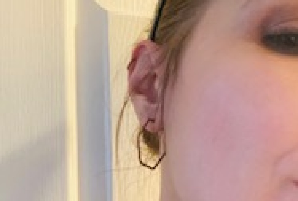 Hexagon earrings - student project