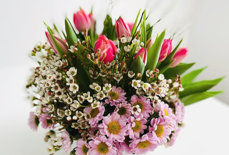 Arrangement for the day of the tulip