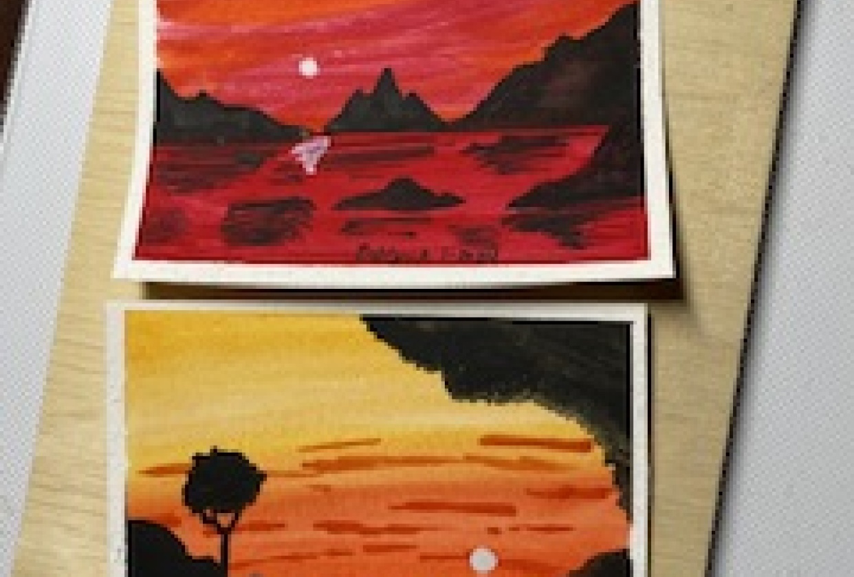 sunset - student project