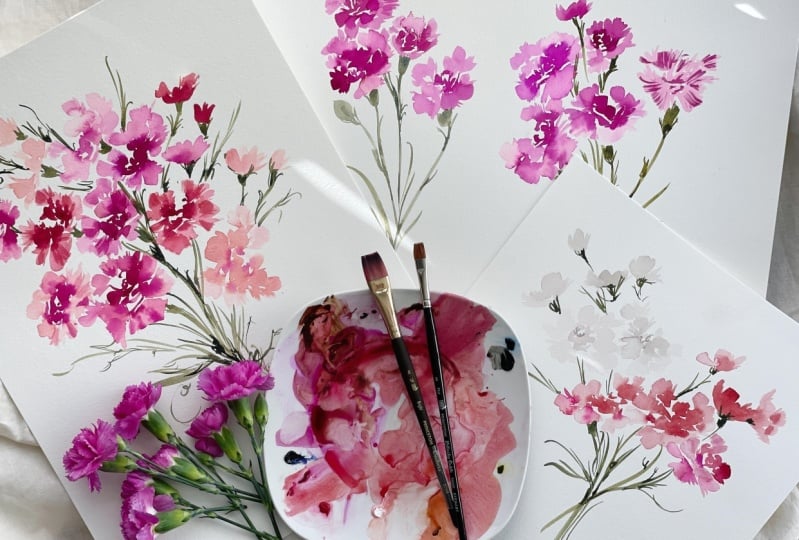 Loose Carnations