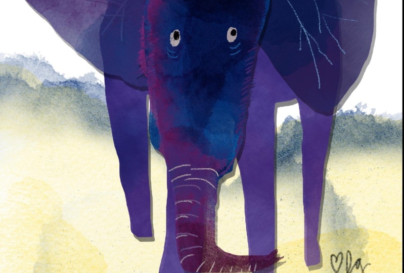 purple elephant
