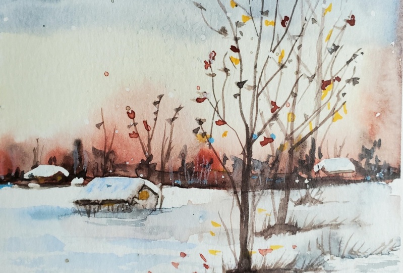 Paysage d'hiver