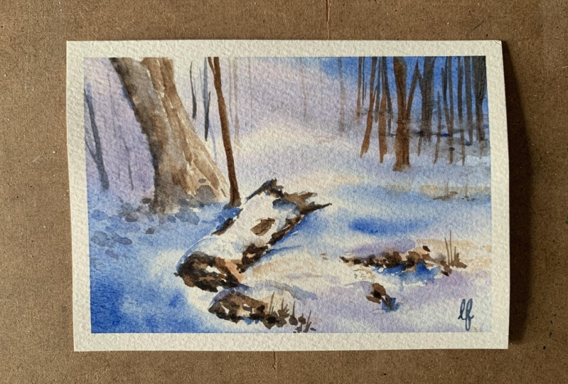 The cold of snow